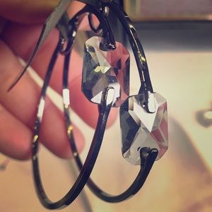 Vince Camuto hoop earrings.